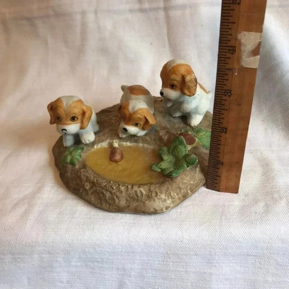 Vintage Sunsaint Puppies and the Puddle Home Office Decor Collection 1988. - Picture 3 of 5